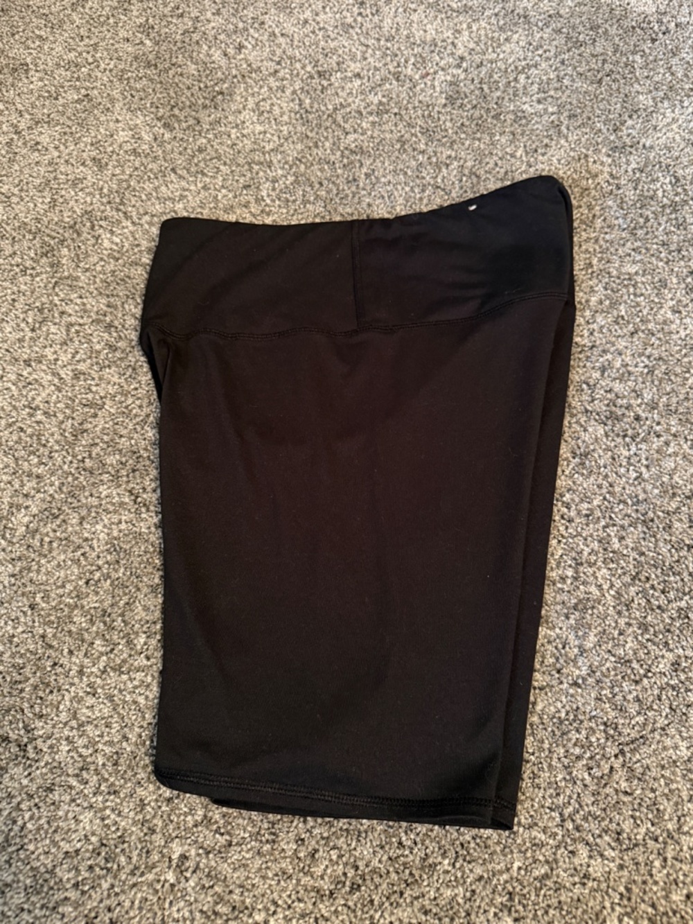 Maurices solid black bike shorts work out yoga athletic gym wear ladies women M